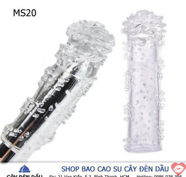 Bao cao su đôn dên hoa hồng có gai