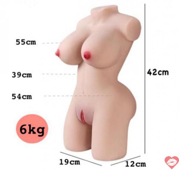 Búp bê tình dục bán thân 6kg silicon nguyên khối cao cấp giá rẻ