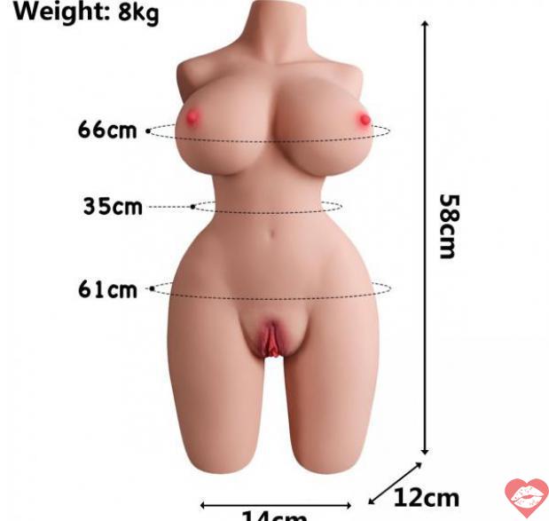Búp bê tình dục bán thân 8kg silicon nguyên khối cao cấp