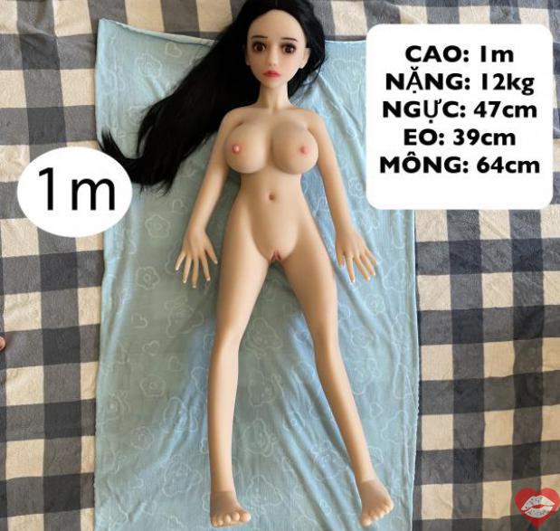 Búp bê tình yêu cao 1m silicon nguyên khối giá rẻ cô gái xinh đẹp