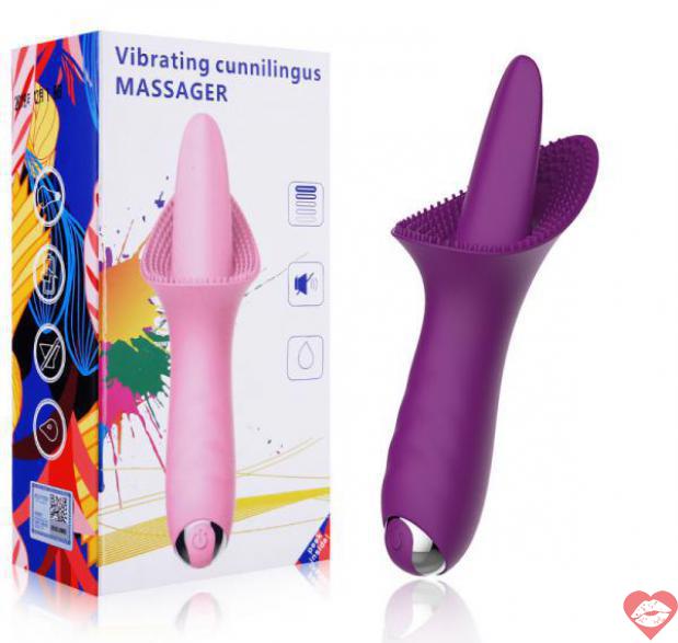 Lưỡi liếm tình yêu 10 chế độ rung liếm silicon siêu mềm gai nổi